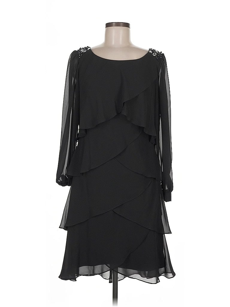 Pre-owned Sl Fashions Cocktail Dress In Black