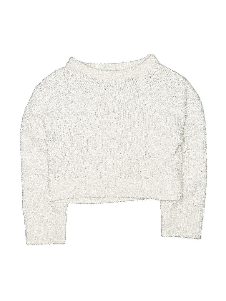 Pre-owned Zara Kids' Turtleneck Sweater In White