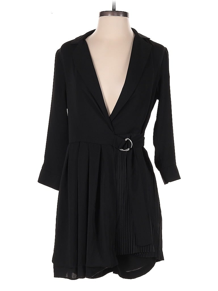 Pre-owned Zara Basic Romper In Black