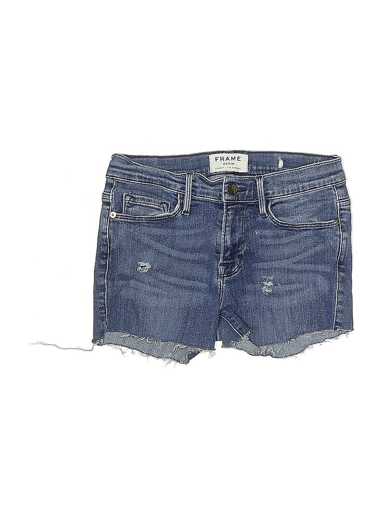 Pre-owned Frame Denim Shorts In Blue