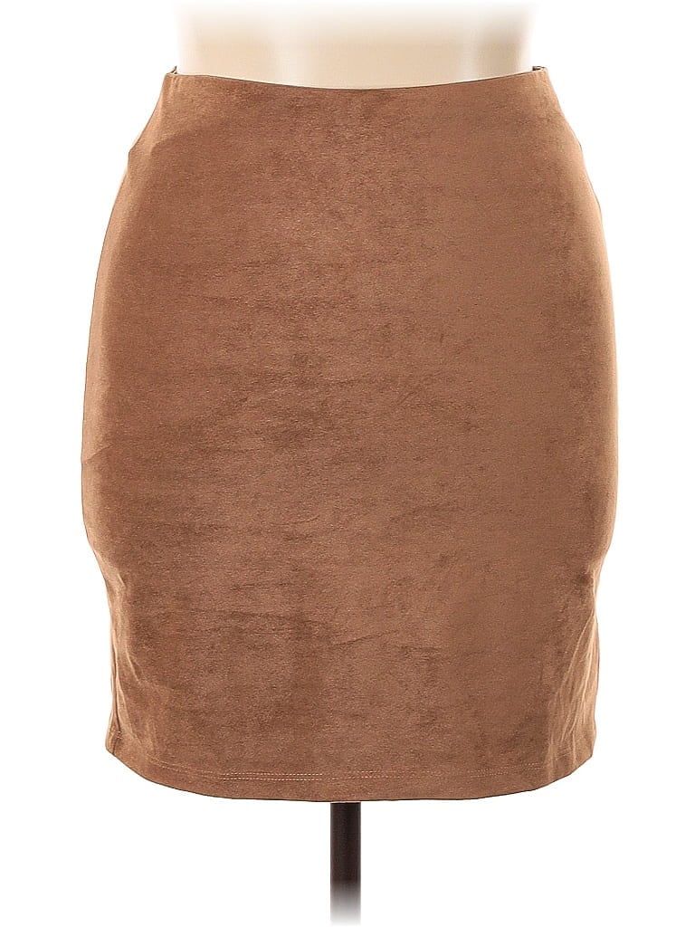 PAINTED THREADS Pre-owned Casual Skirt In Brown