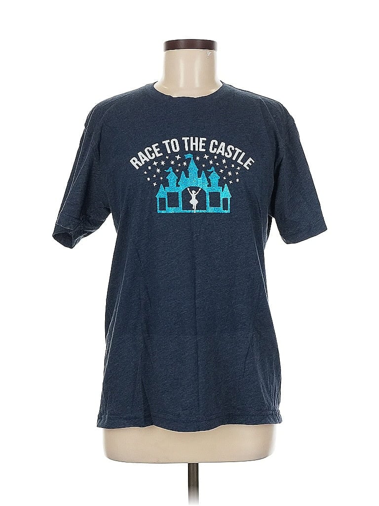 NEXT LEVEL APPAREL Pre-owned Short Sleeve T-shirt In Blue