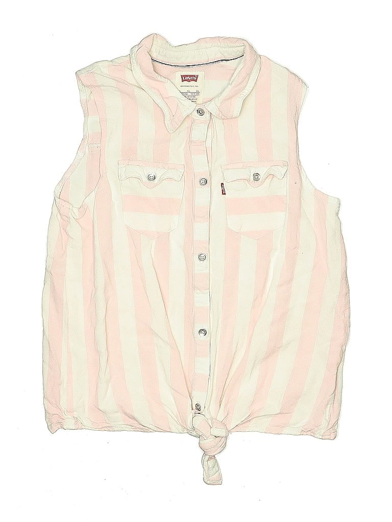 Pre-owned Levi's Kids'  Sleeveless T-shirt In Pink