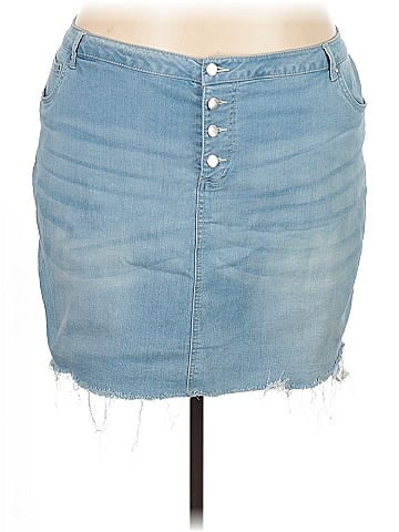 Ellos Denim Skirt (view 1)
