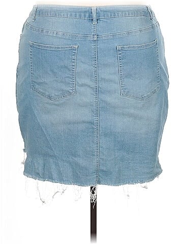 Ellos Denim Skirt (view 2)