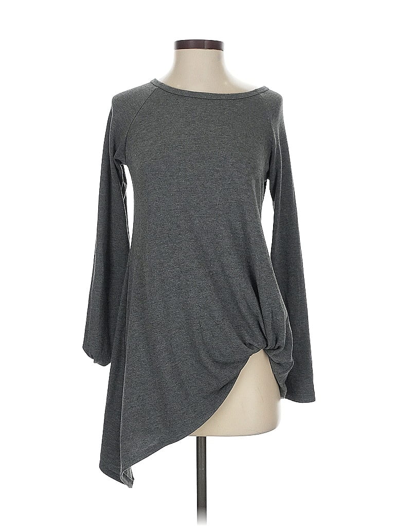 Pre-owned Karen Kane Cardigan Sweater In Gray