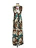 R&M Richards Tropical Brown Casual Dress Size 8 - photo 2