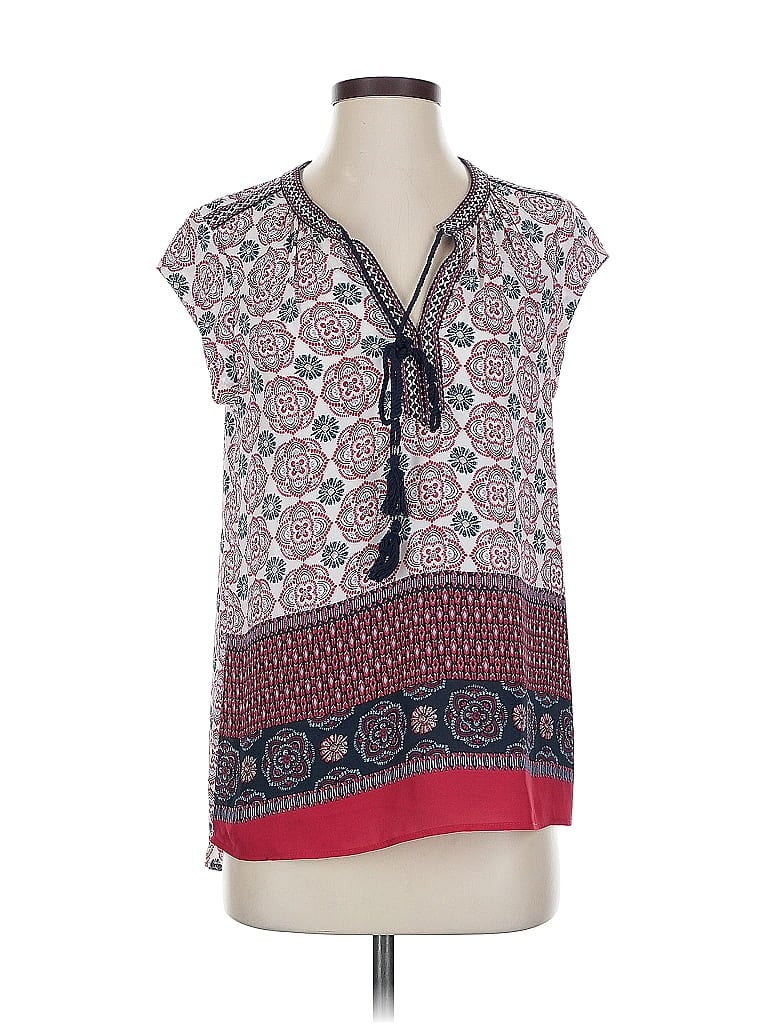Dr2 Sleeveless Blouse In Red