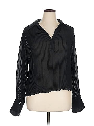 Newport News Long Sleeve Blouse (view 1)