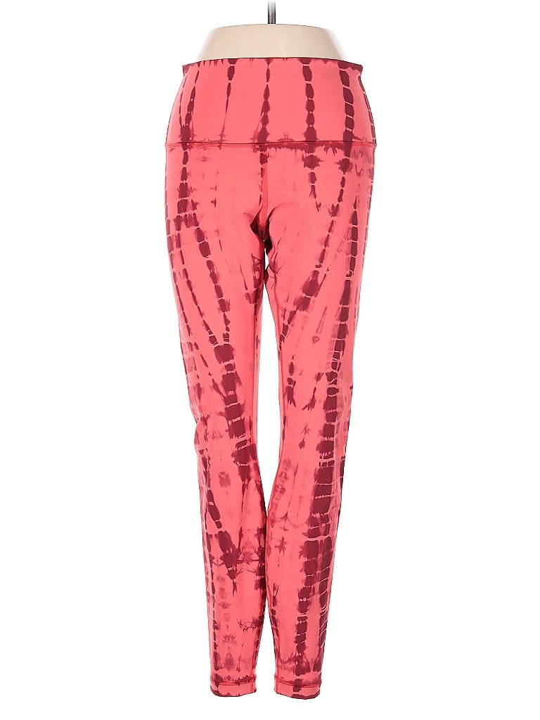 Pre-owned Lululemon Athletica Active Pants In Red