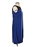 Kasper Color Block Blue Cocktail Dress Size 4 - photo 3