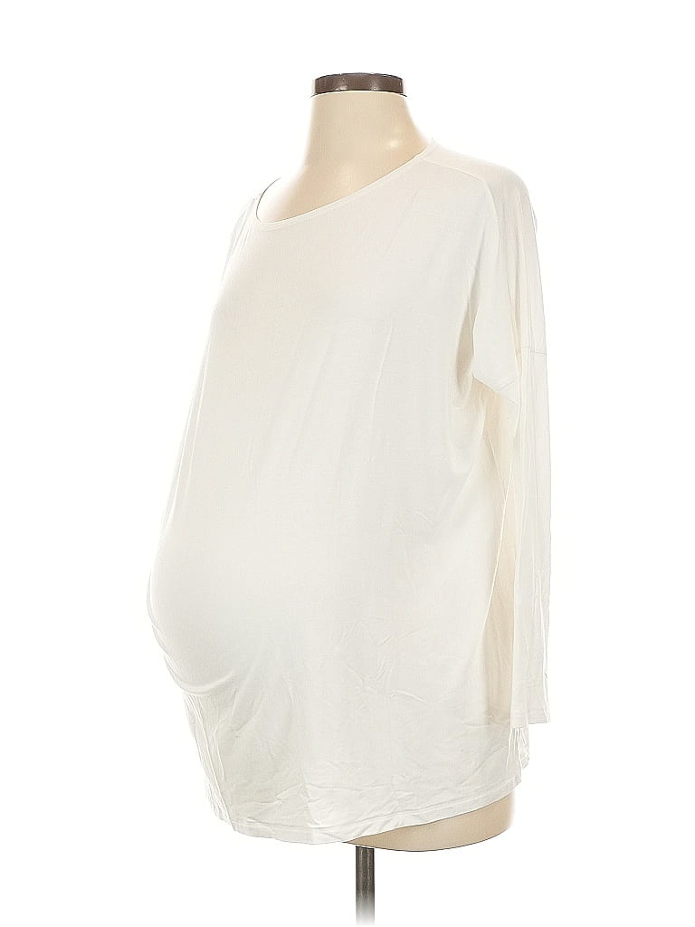Hatch Ivory 3/4 Sleeve T-Shirt Size Sm Maternity (1) - photo 1