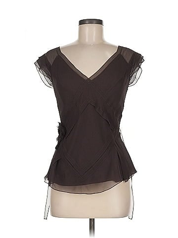 Morgane Le Fay Short Sleeve Silk Top (view 1)