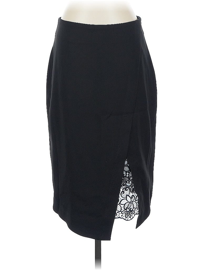 Pre-owned Black Label By Chico's Casual Skirt In Black