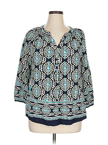 Crown & Ivy 3/4 Sleeve Blouse (view 1)