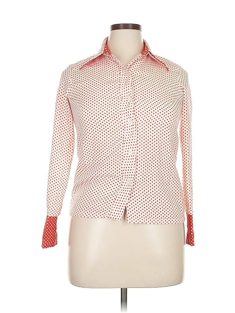 Pre-owned Unbranded Long Sleeve Button Down Shirt In White