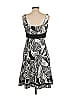 Jones Studio Graphic Black Cocktail Dress Size 10 - photo 2