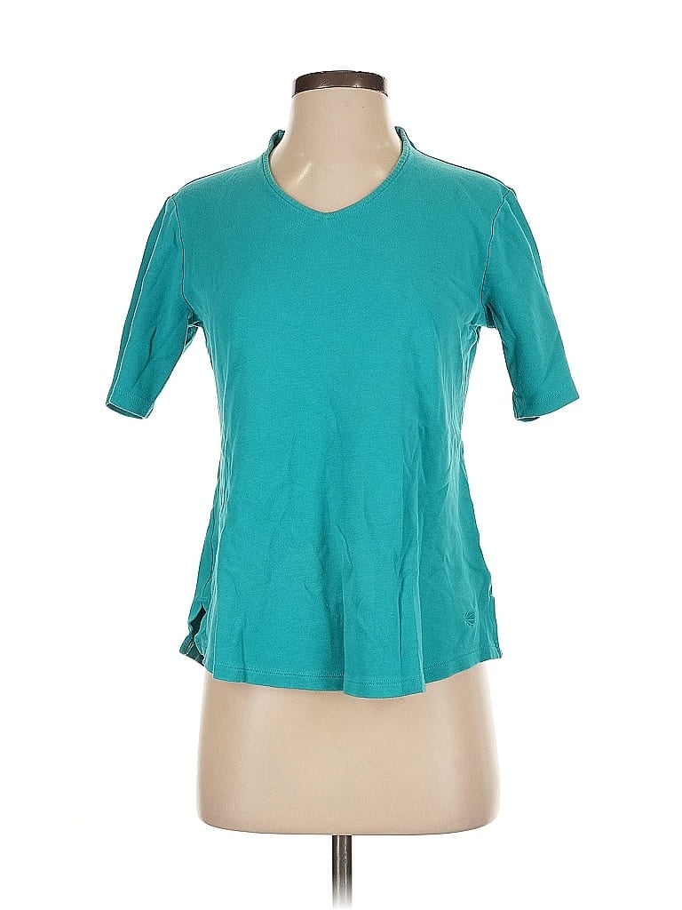 Pre-owned Isaac Mizrahi Live Active T-shirt In Blue