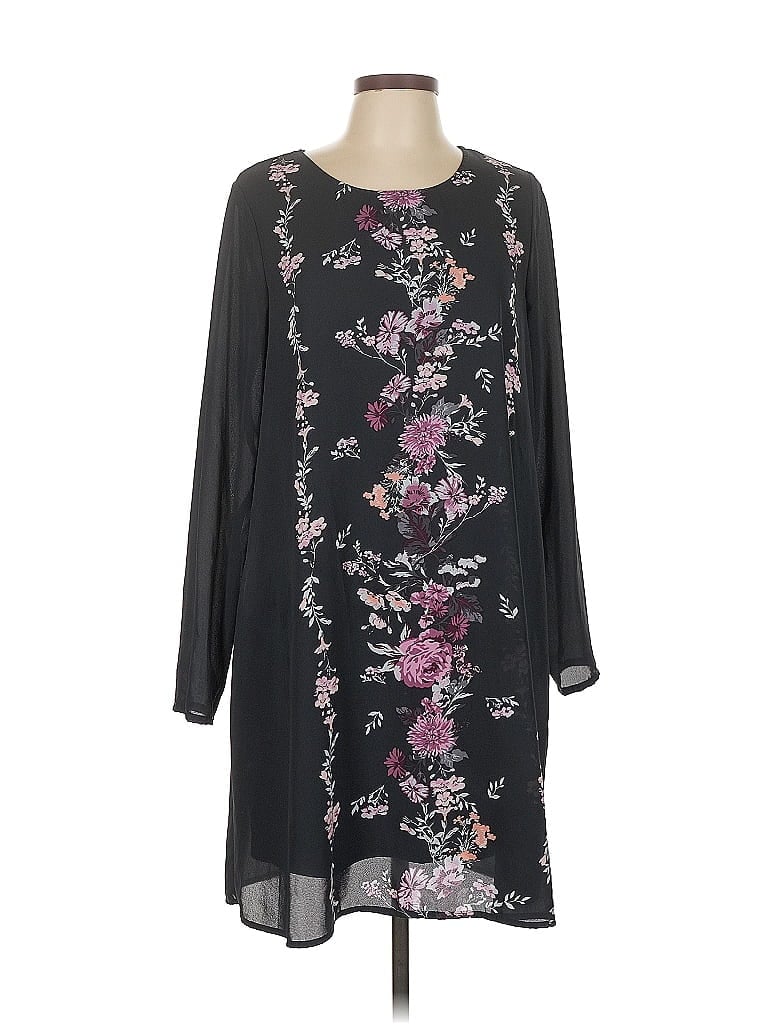 Pre-owned Xhilaration Casual Dress In Black