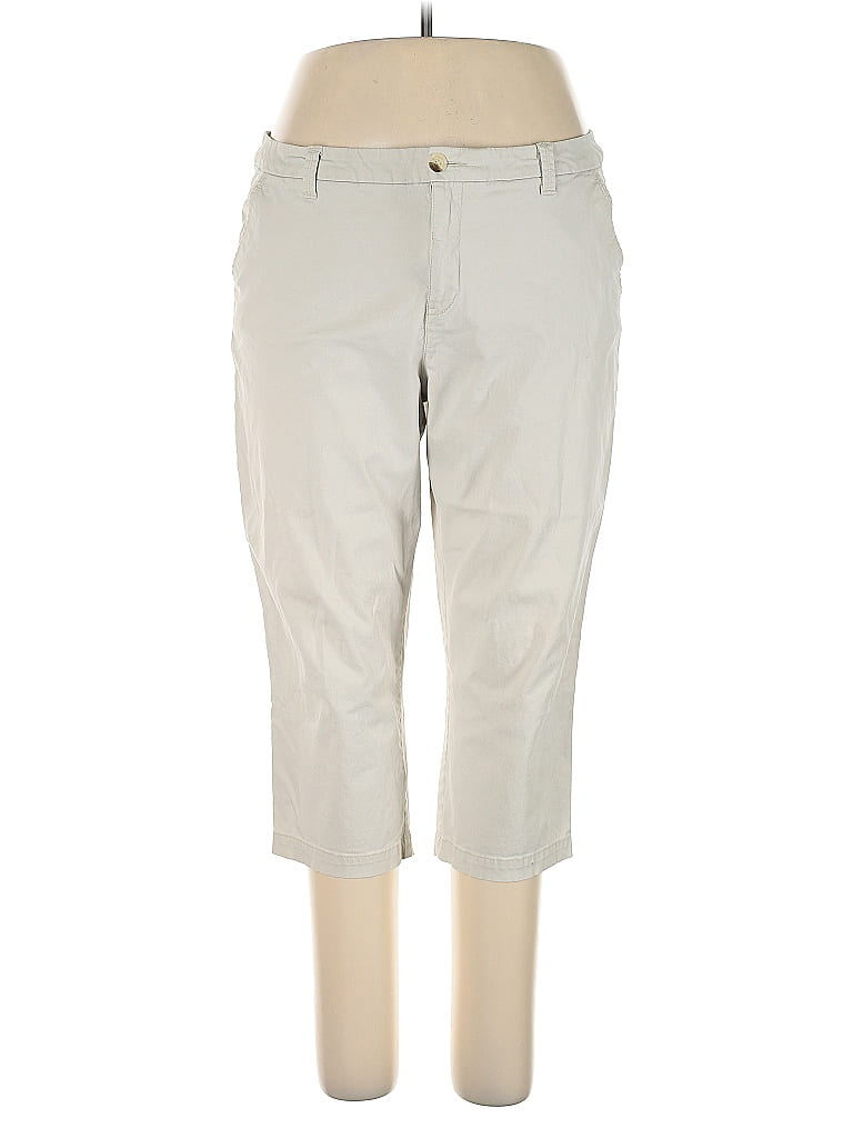 Pre-owned Sonoma Life + Style Khaki Pant In Gray