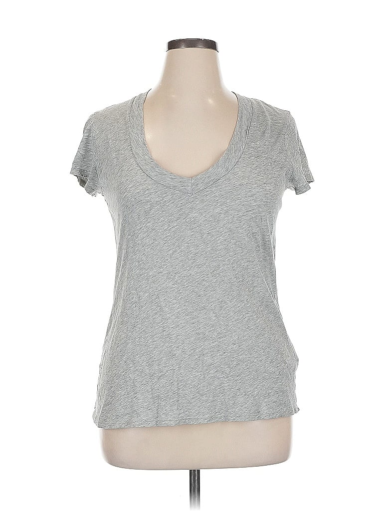 James Perse 100% Cotton Gray Short Sleeve T-Shirt Size XL (4) - photo 1