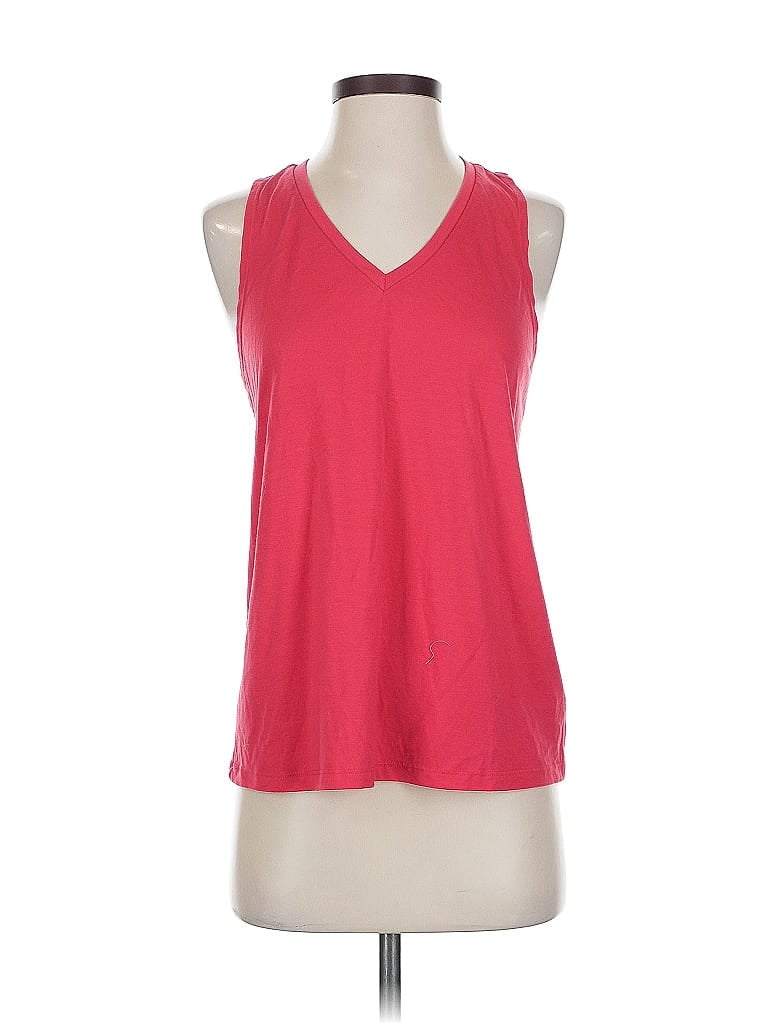 Pre-owned Active By Old Navy Tank Top Red Halter Neckline Tops