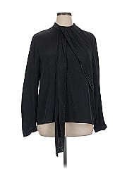 St. John Long Sleeve Silk Top