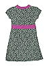 Tea 100% Cotton Print Green Dress Size 7 - photo 2