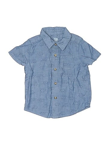 Just One You Made by Carter's Short Sleeve Button-Down Shirt (view 1)