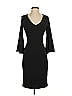 Veronica M. Solid Black Cocktail Dress Size S - photo 1
