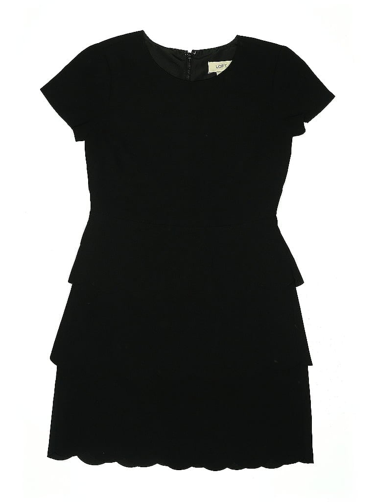 Pre-owned Ann Taylor Loft Outlet Cocktail Dress In Black