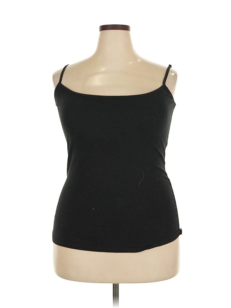 Pre-owned Lane Bryant Tank Top Black Strapless Neckline Tops