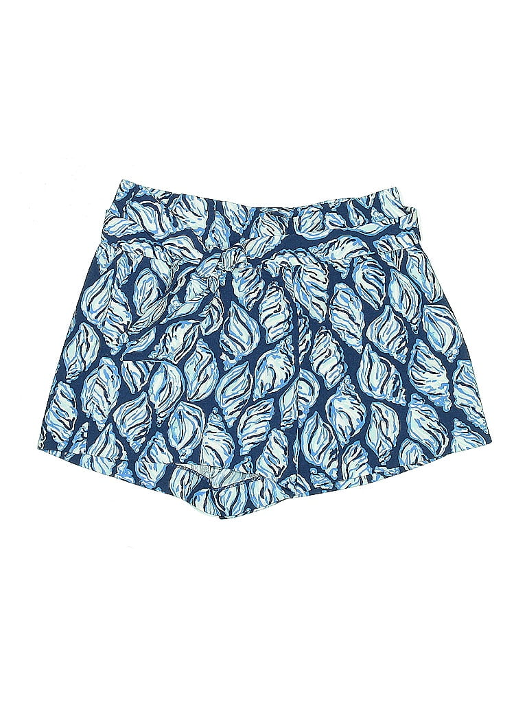 Lilly Pulitzer 100% Polyester Paisley Blue Shorts Size 2 - photo 1