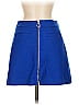 Express Solid Blue Casual Skirt Size 6 - photo 2