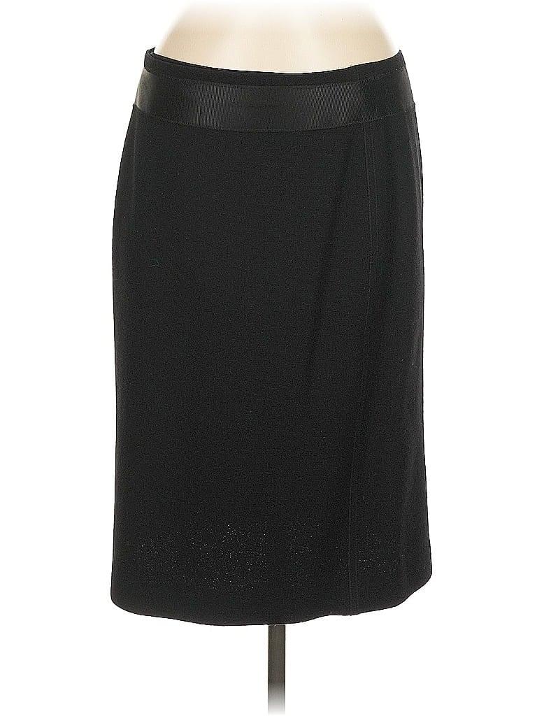Pre-owned Ann Taylor Wool Skirt In Black
