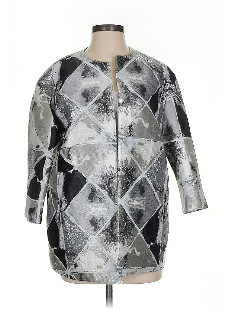 Pre-owned Anne Klein Raincoat In Silver