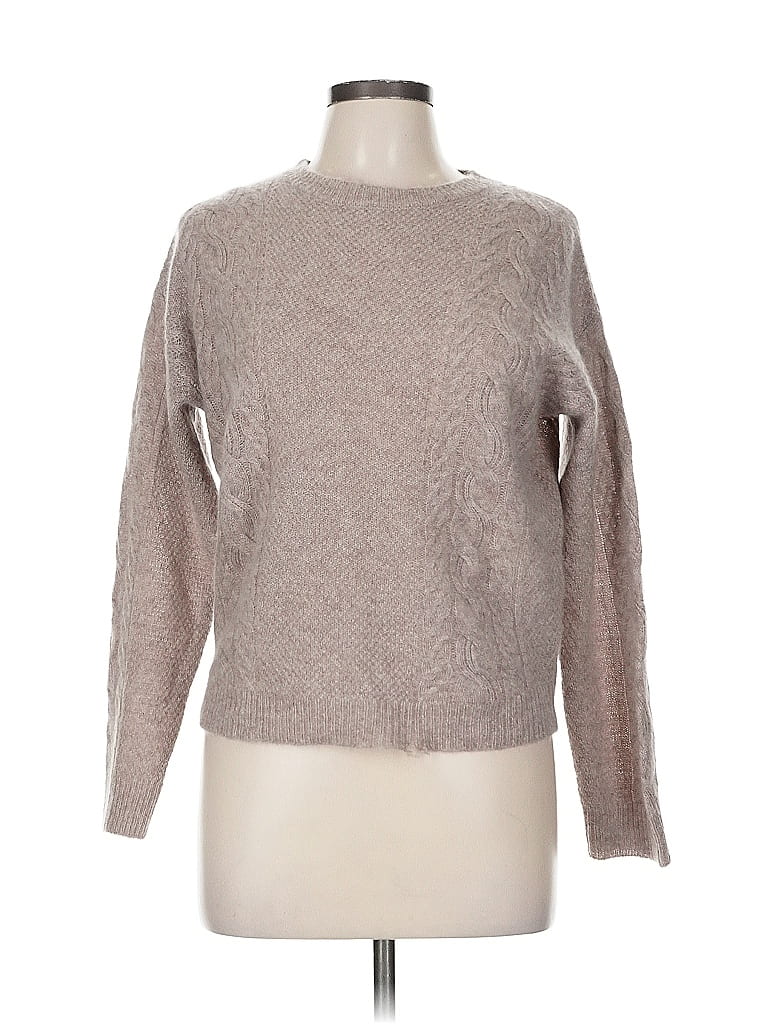 Pre-owned Magaschoni Cashmere Pullover Sweater In Brown