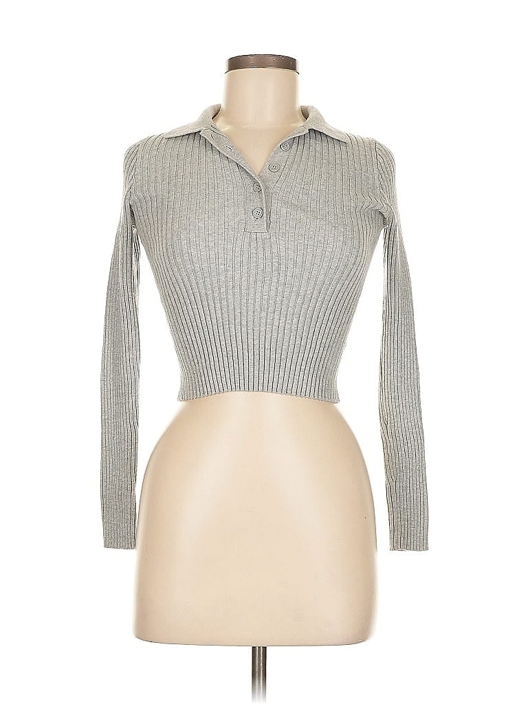 Click to view more detailed imagery on our partner's website Pre-owned Brandy Melville Turtleneck Sweater In Gray