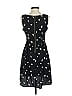 Bar III 100% Polyester Hearts Black Casual Dress Size S - photo 2