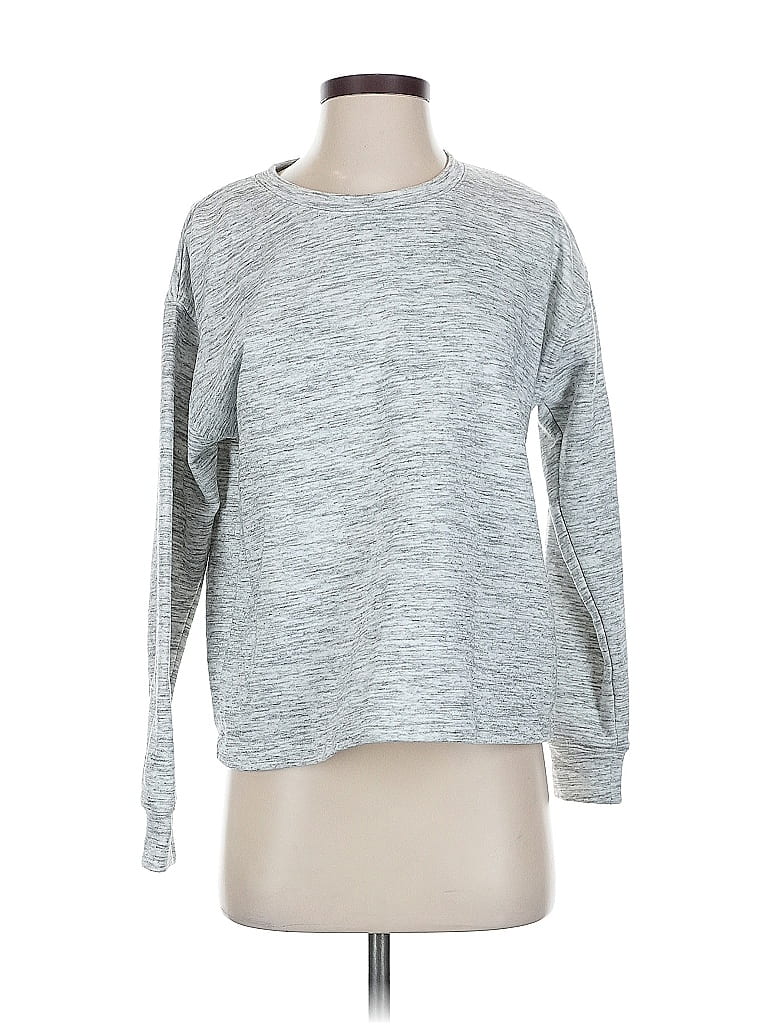 Pre-owned J.crew Factory Store Sweatshirt In Gray