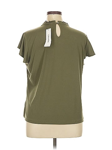 Calvin Klein Short Sleeve Blouse (view 2)