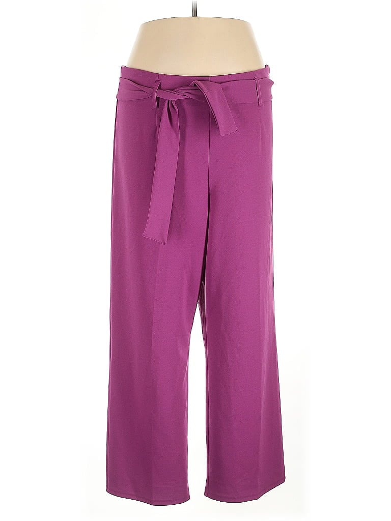 Pre-owned Leith Casual Pants In Purple