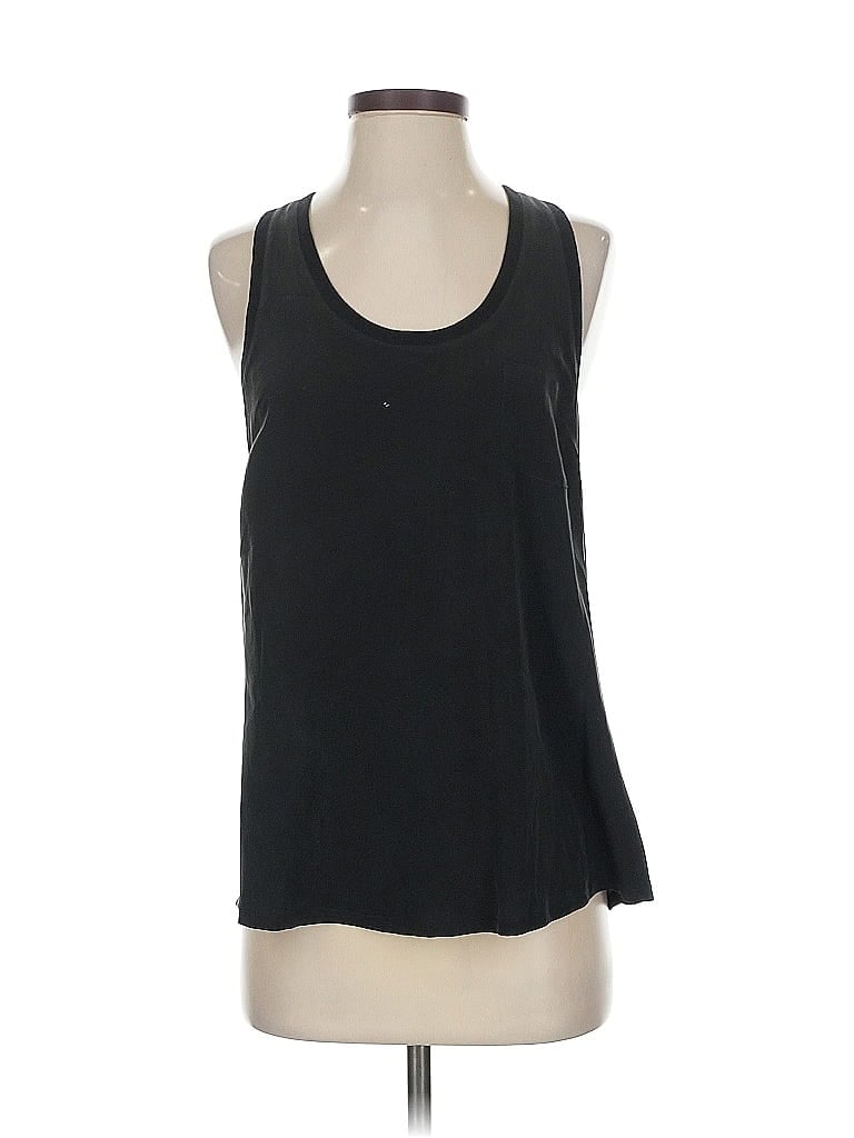 Pre-owned Joie Sleeveless Top Black Scoop Neck Tops