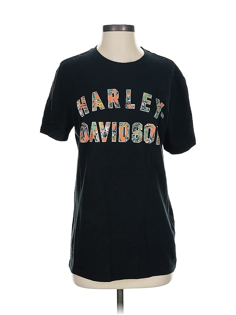 Harley Davidson 100% Cotton Black Short Sleeve T-Shirt Size S - photo 1