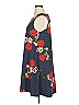 Nina Leonard Floral Blue Casual Dress Size XL - photo 4