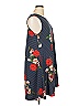 Nina Leonard Floral Blue Casual Dress Size XL - photo 3