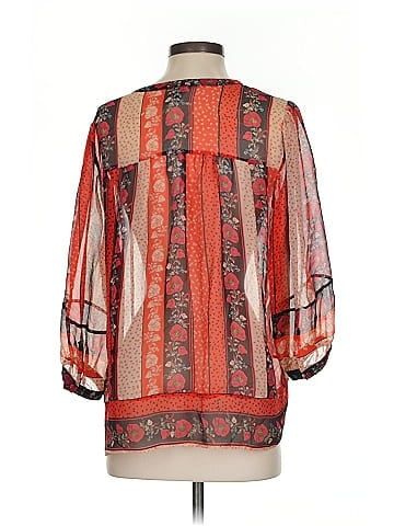 Ella Moss 3/4 Sleeve Silk Top (view 2)