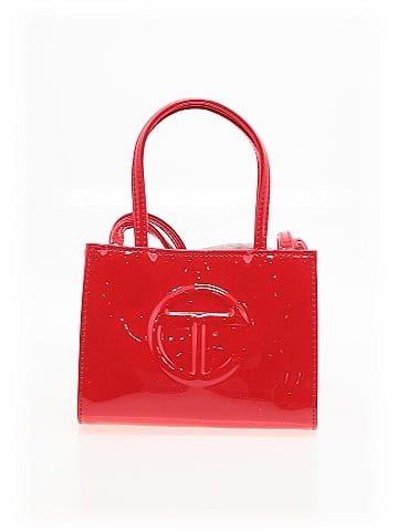 Telfar Faux Patent Small Shopping Bag (view 1)