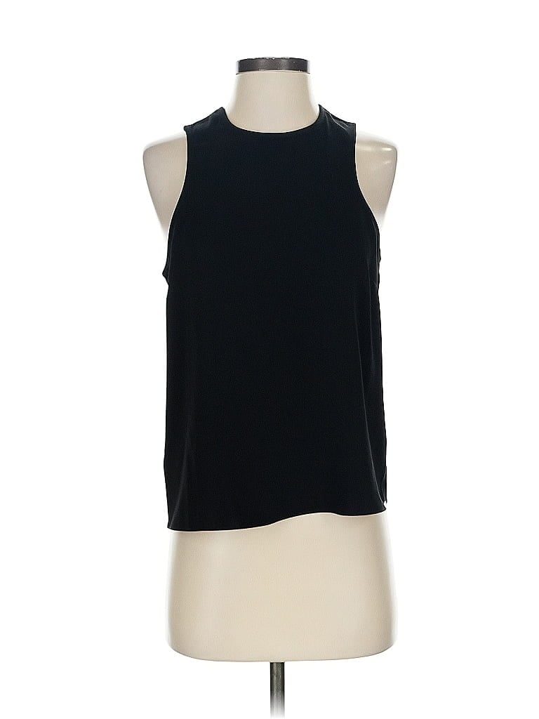 Pre-owned A New York Sleeveless Top Black Halter Neckline Tops