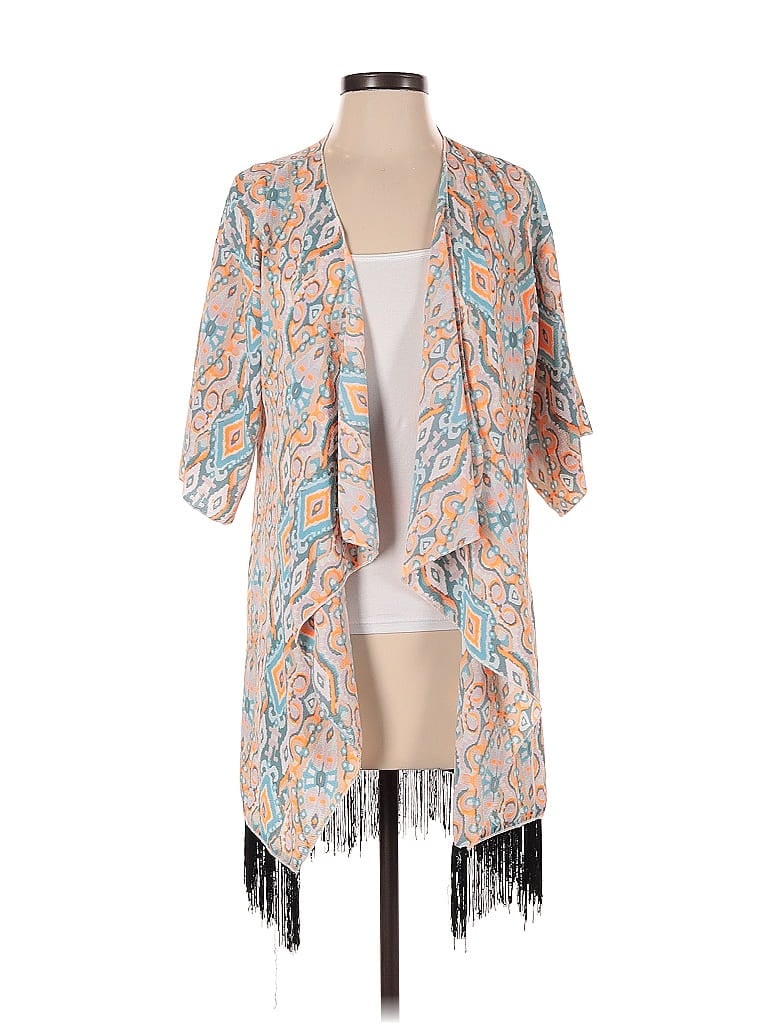 Pre-owned Lularoe Kimono In Brown